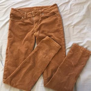Patagonia corduroy light brown pants